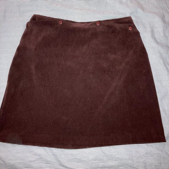 vegan suede skirt size 10 - Picture 1 of 2